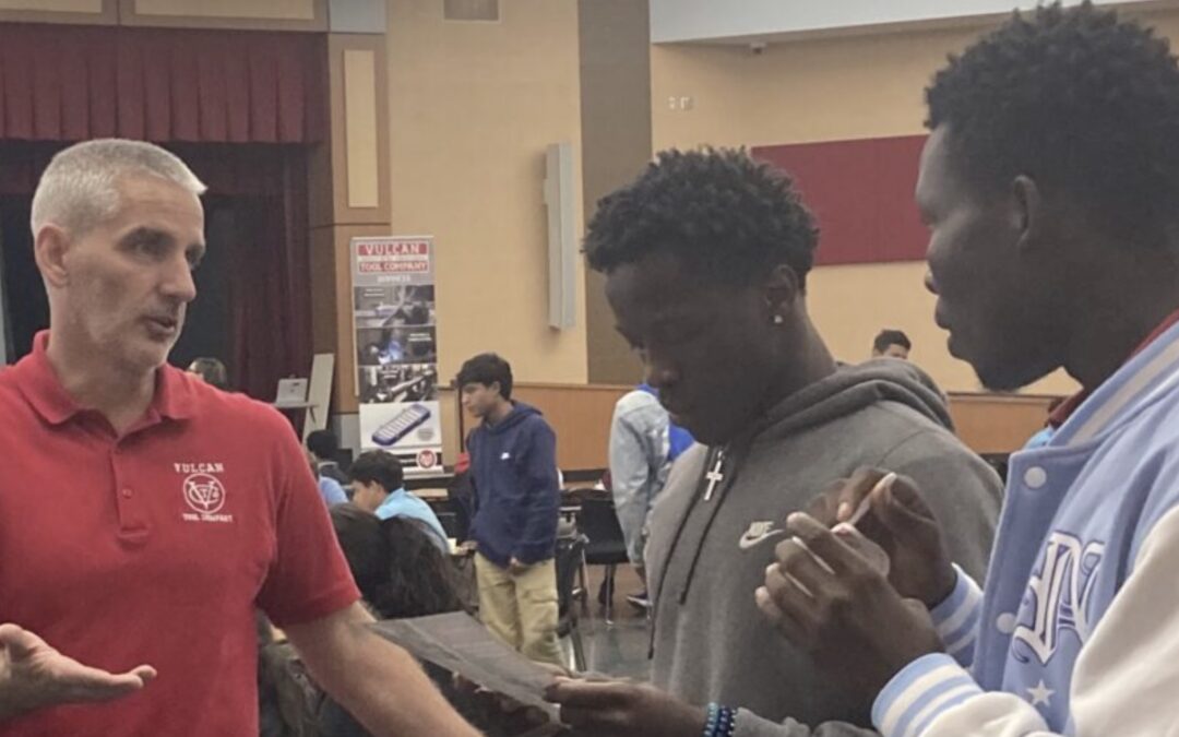 Vulcan Tool Visits Local High Schools