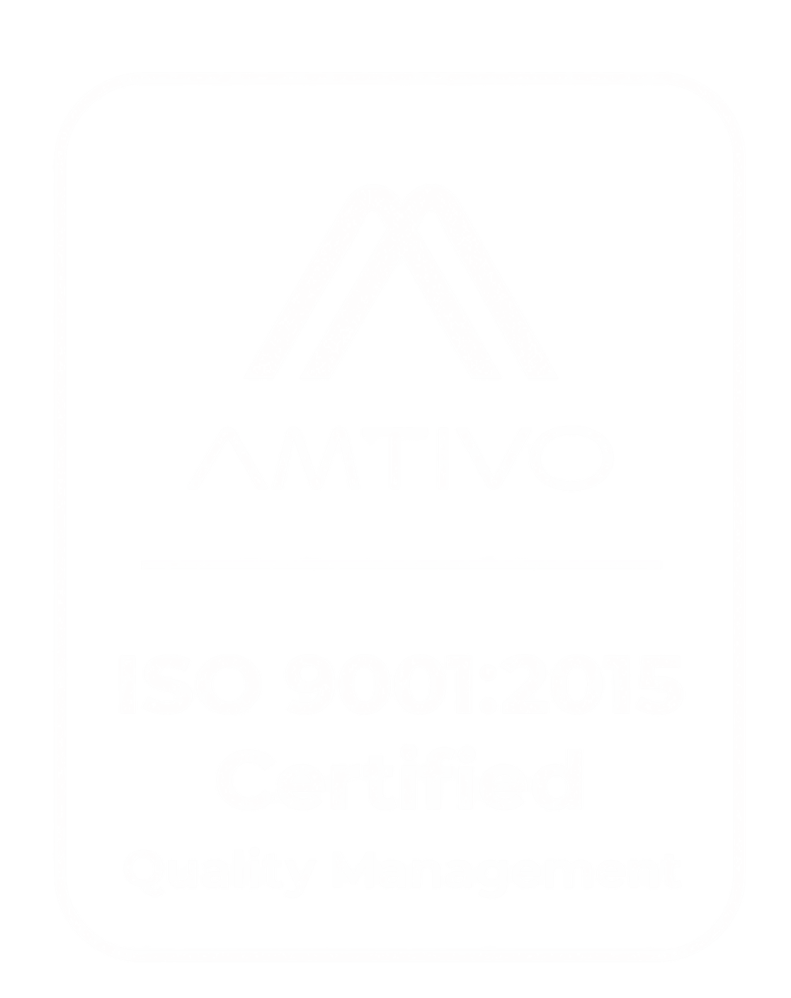 AMTIVO ISO 9001 Certification Badge